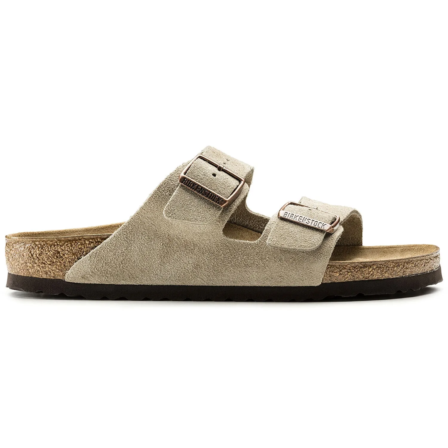     ' Birkenstock Arizona Taupe Suede