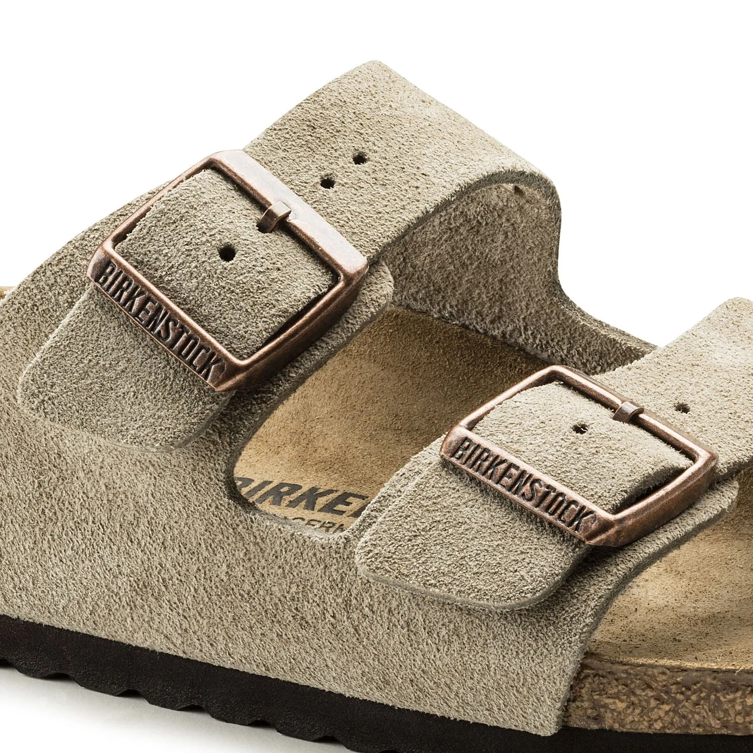     ' Birkenstock Arizona Taupe Suede