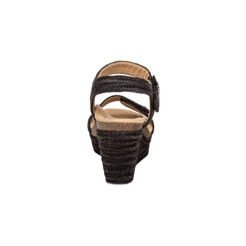 Aetrex Women's Sydney Black Jute