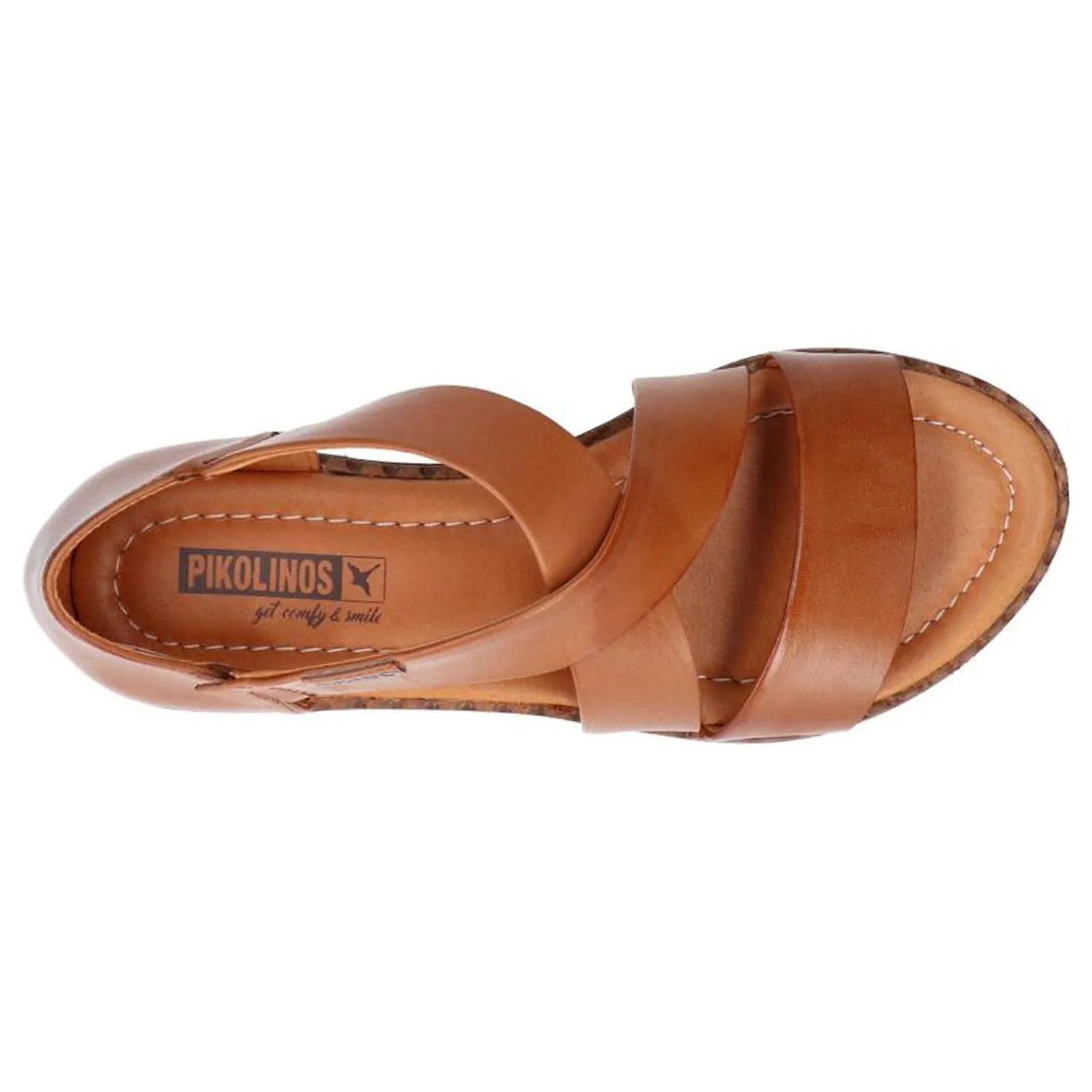 Algar Calfskin Leather Women's Strappy Flat Sandals