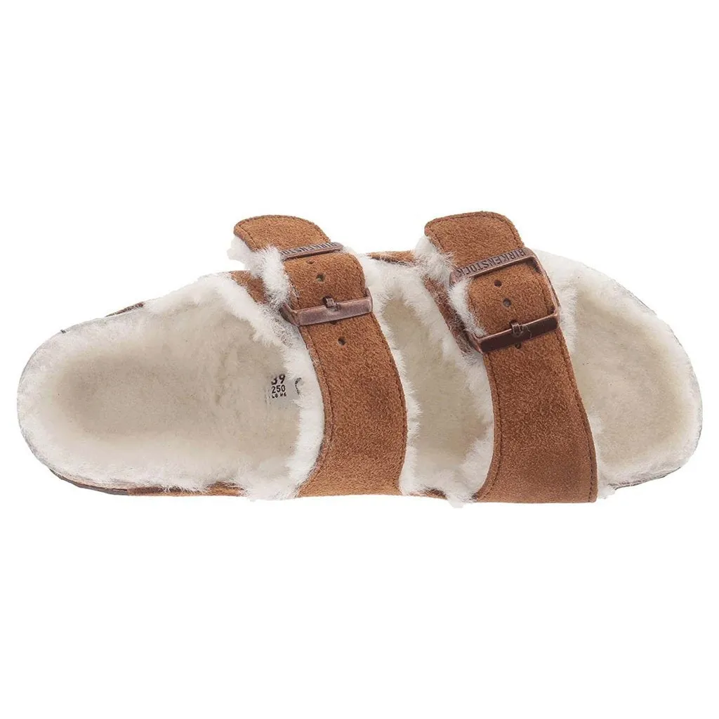 Arizona Shearling Suede Leather Unisex Sandals