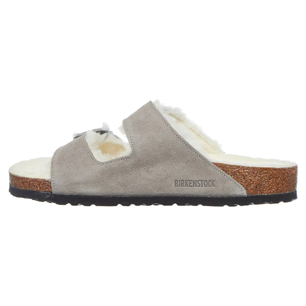 Arizona Shearling Suede Leather Unisex Sandals