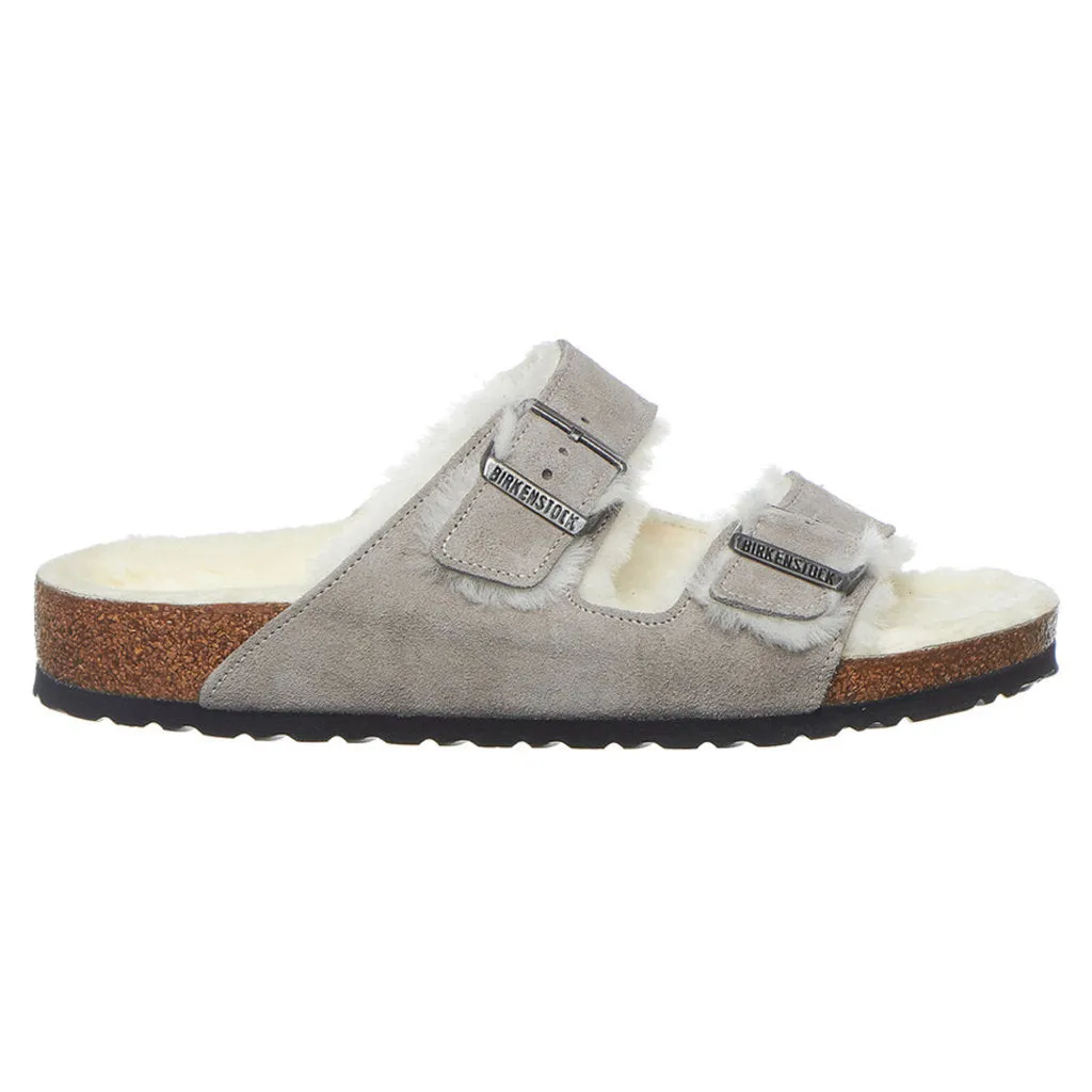 Arizona Shearling Suede Leather Unisex Sandals