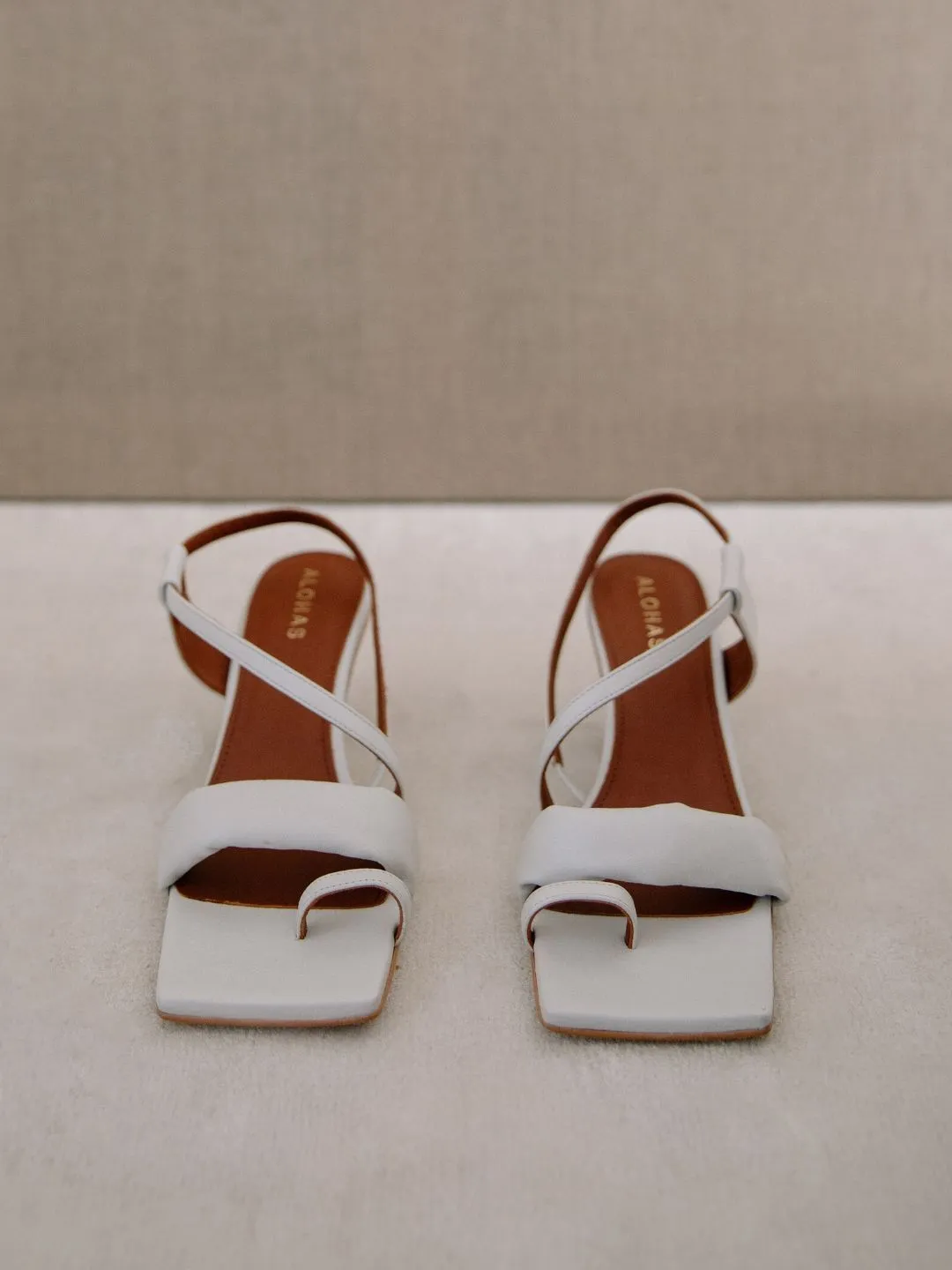 Asymmetric Straps White