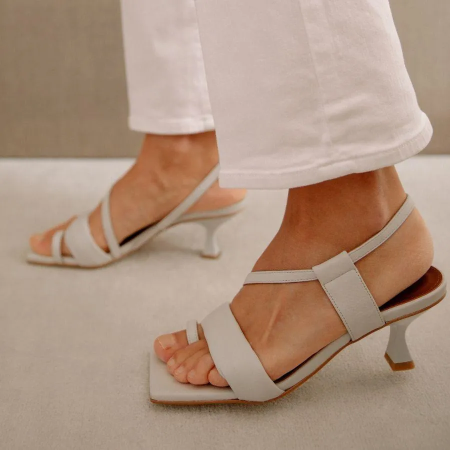 Asymmetric Straps White