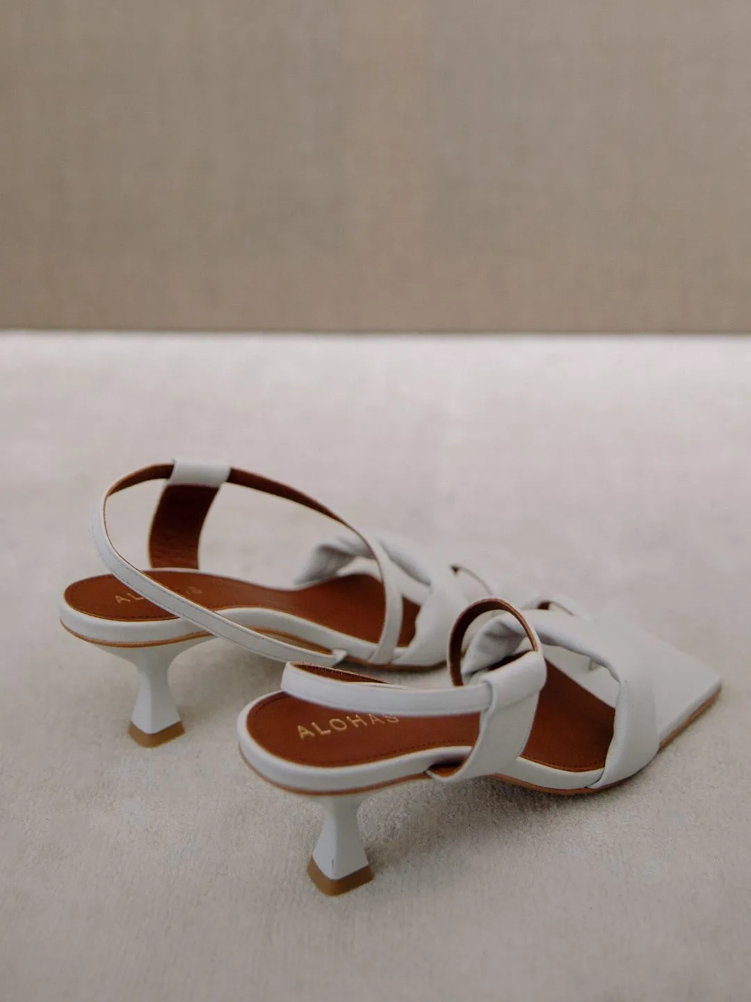 Asymmetric Straps White