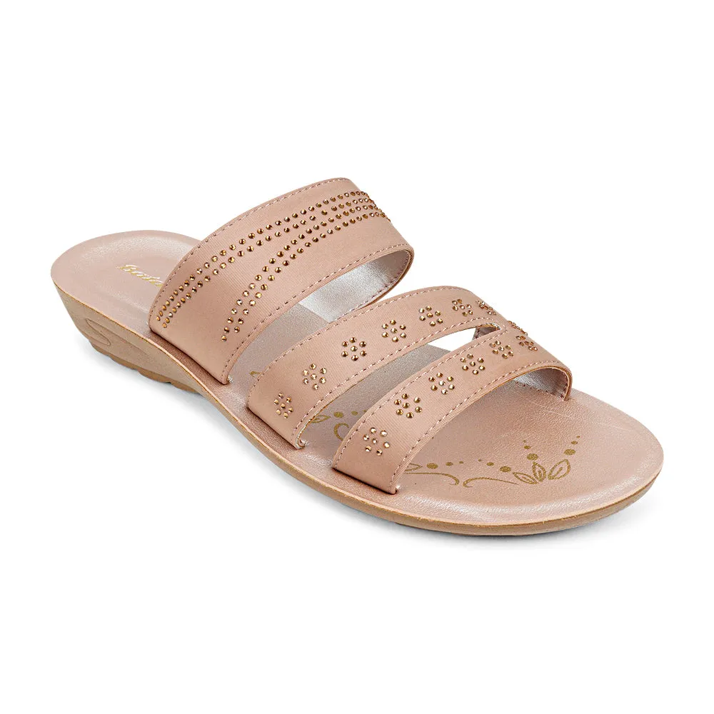 Bata RANCE Slip-On Basic Flat Sandal for Women