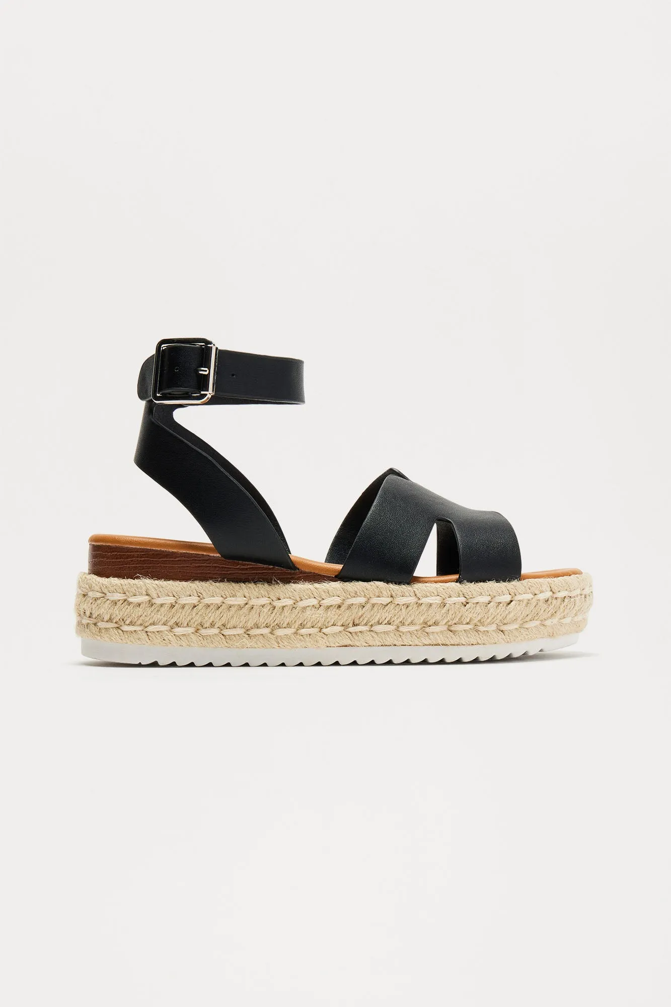 Bianca Platform Sandals - Black