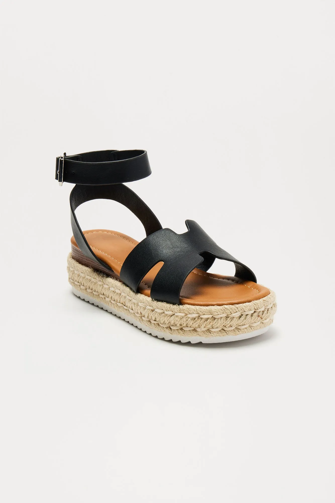 Bianca Platform Sandals - Black