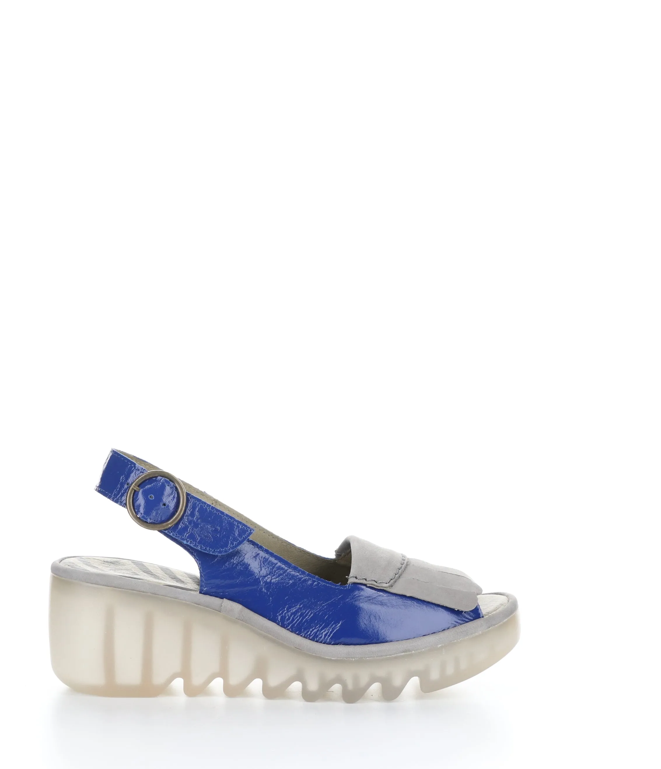 BIND303FLY 005 BLUE/GREY Round Toe Sandals