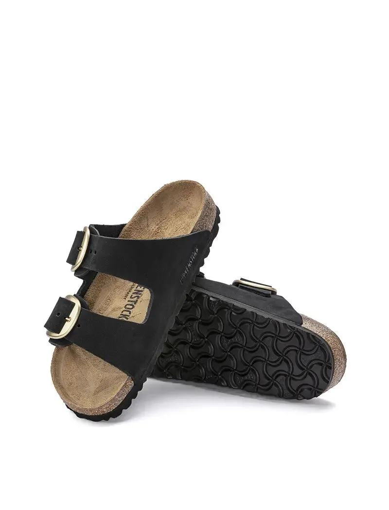 Birkenstock Arizona Big Buckle LENB Narrow Fit Black / Gold