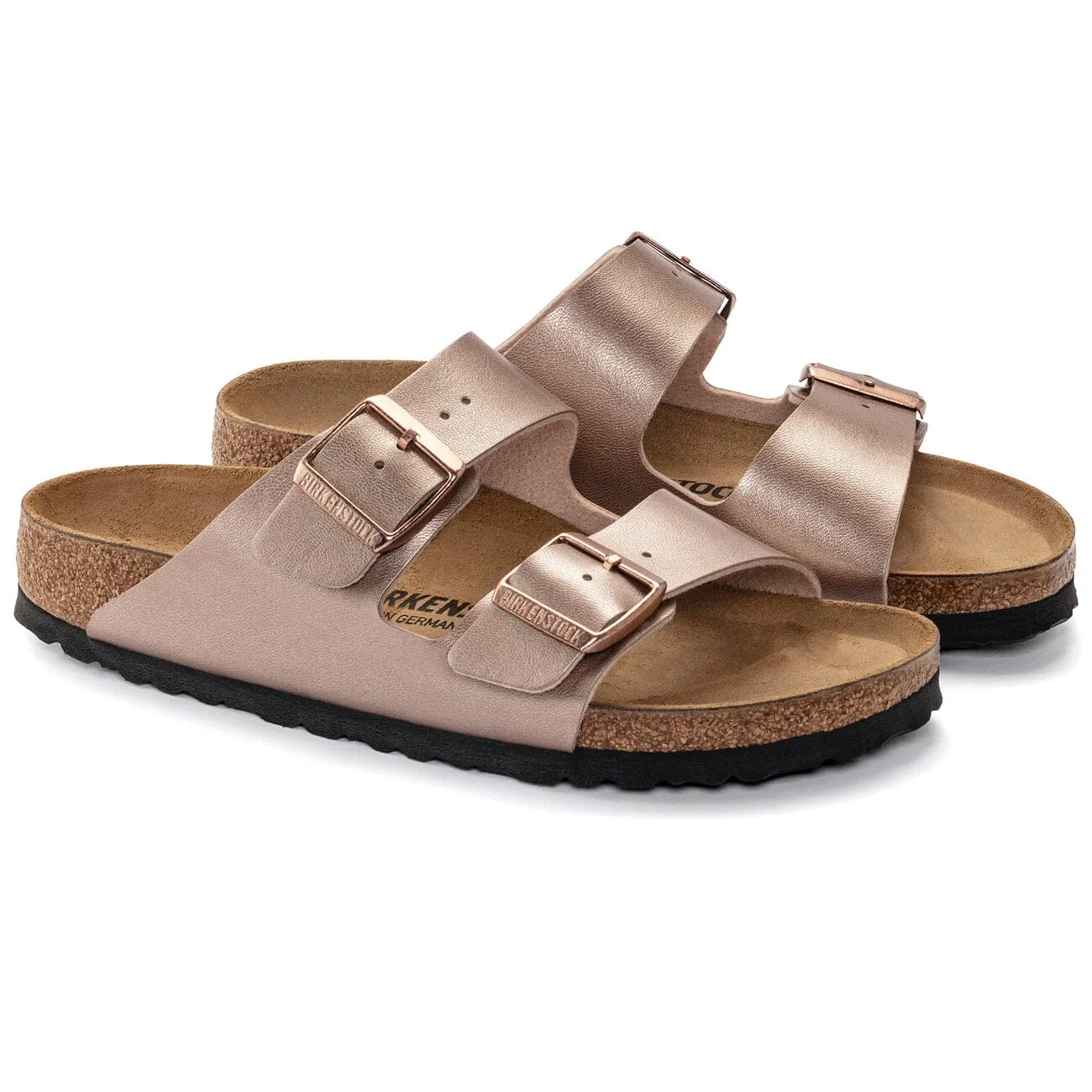 Birkenstock Arizona Copper Birko-Flor Narrow Fit