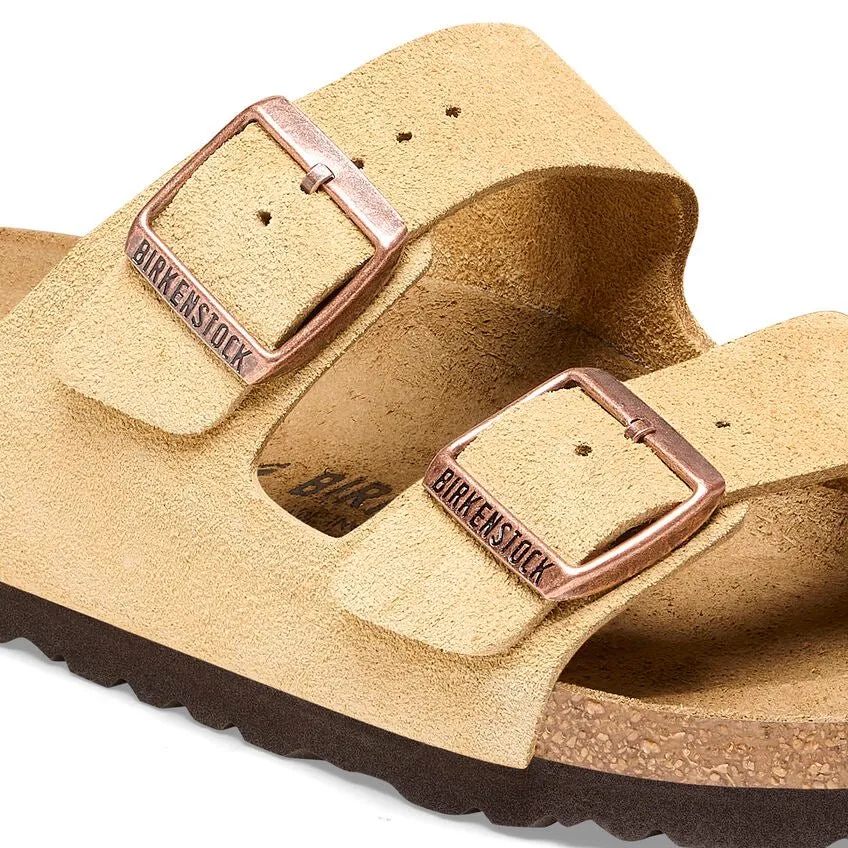 Birkenstock Arizona - Latte Cream Suede