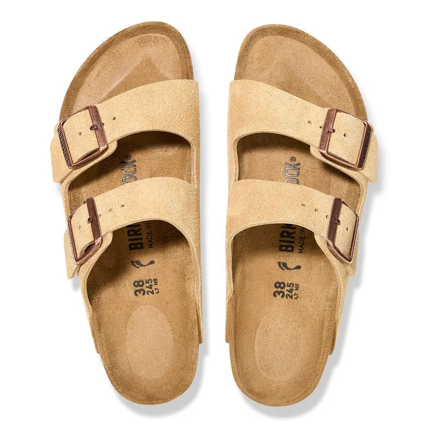 Birkenstock Arizona - Latte Cream Suede