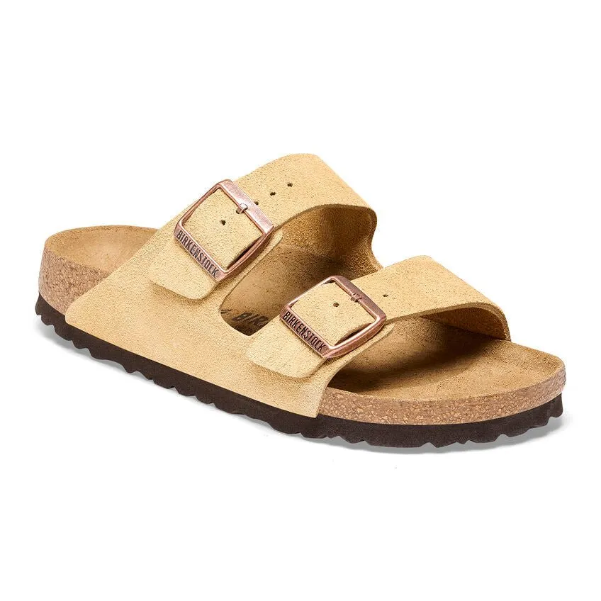 Birkenstock Arizona - Latte Cream Suede