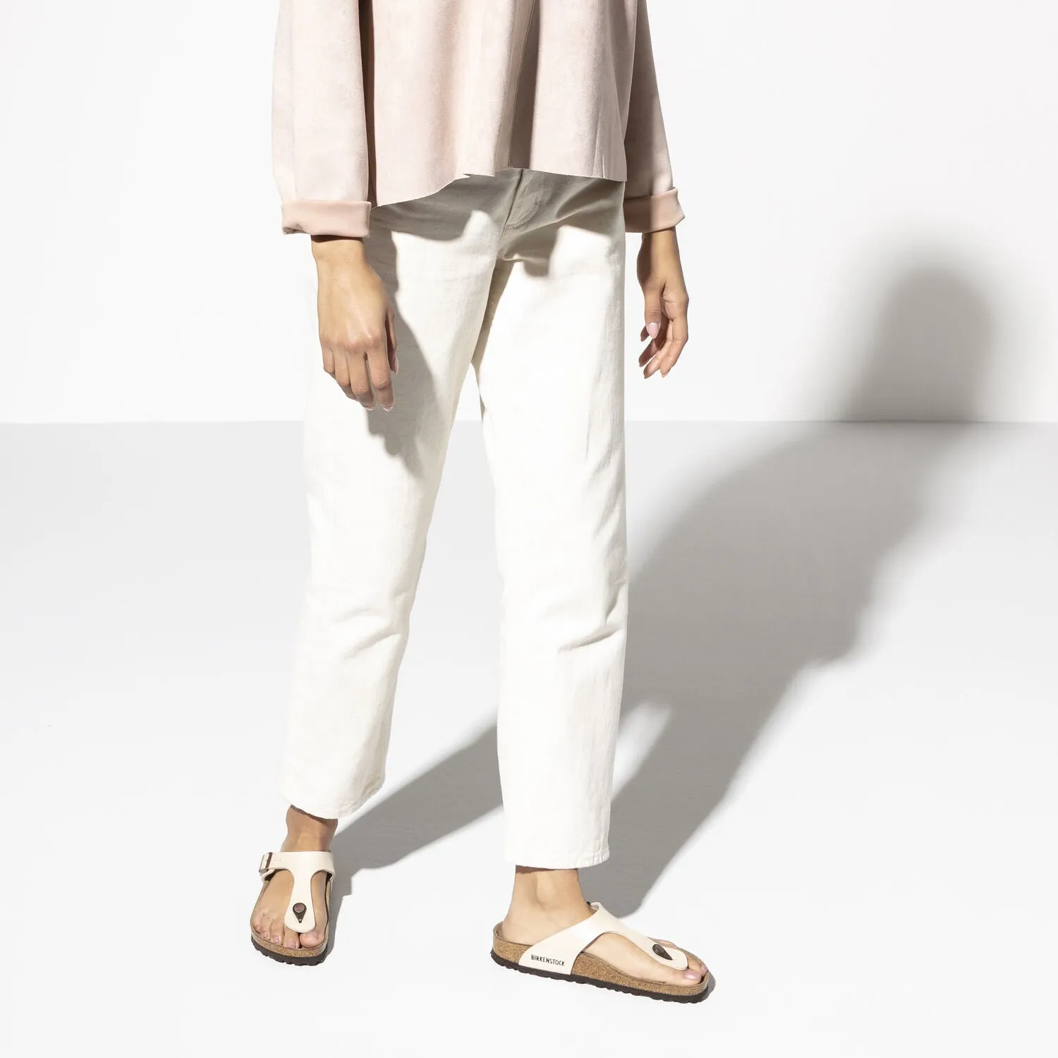       Birkenstock Gizeh Pearl White