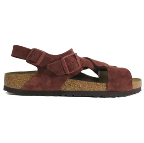 Birkenstock Tulum Soft Footbed Suede Unisex Sandals - Chocolate