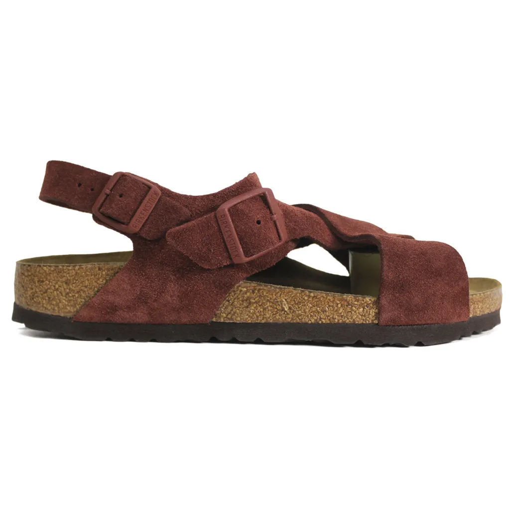 Birkenstock Tulum Soft Footbed Suede Unisex Sandals - Chocolate