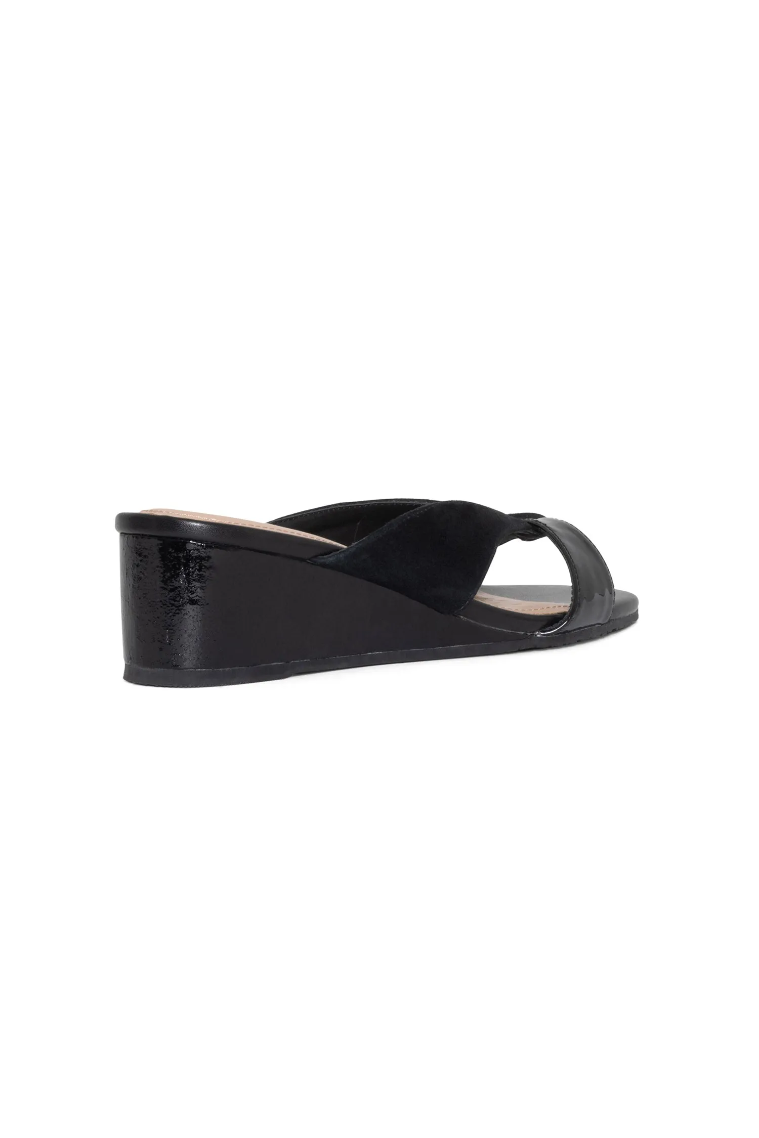 Contessa Wedge Sandals - Black