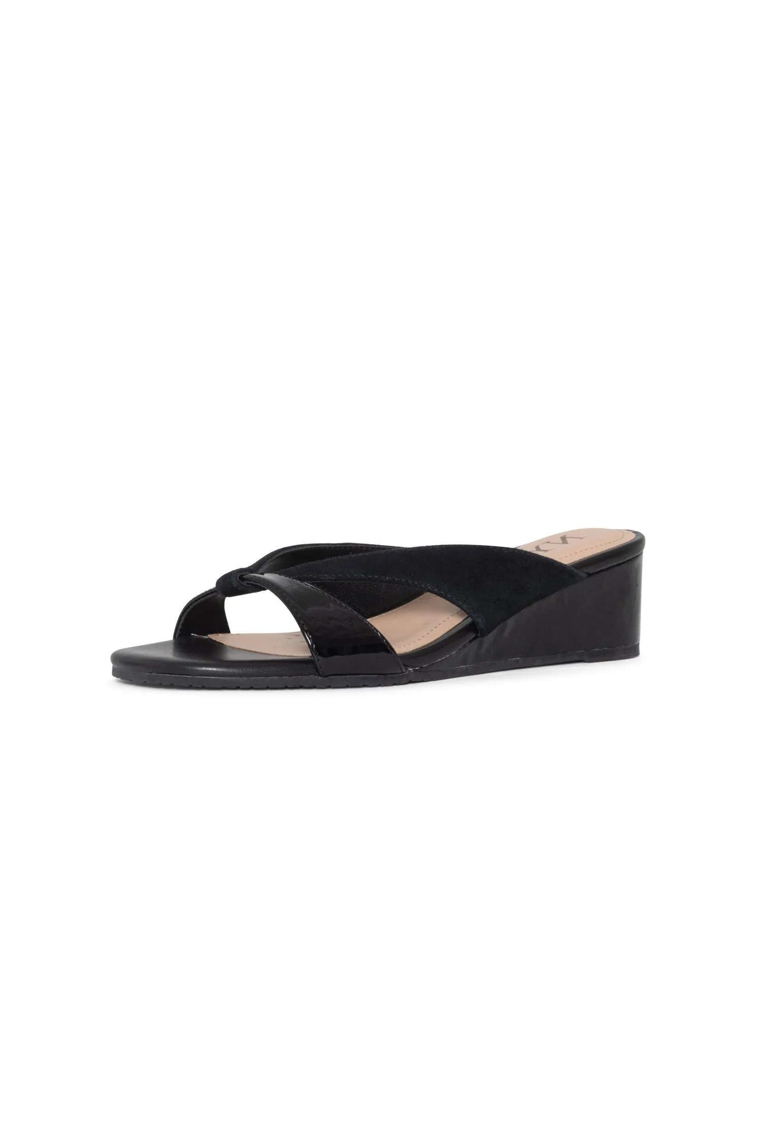 Contessa Wedge Sandals - Black