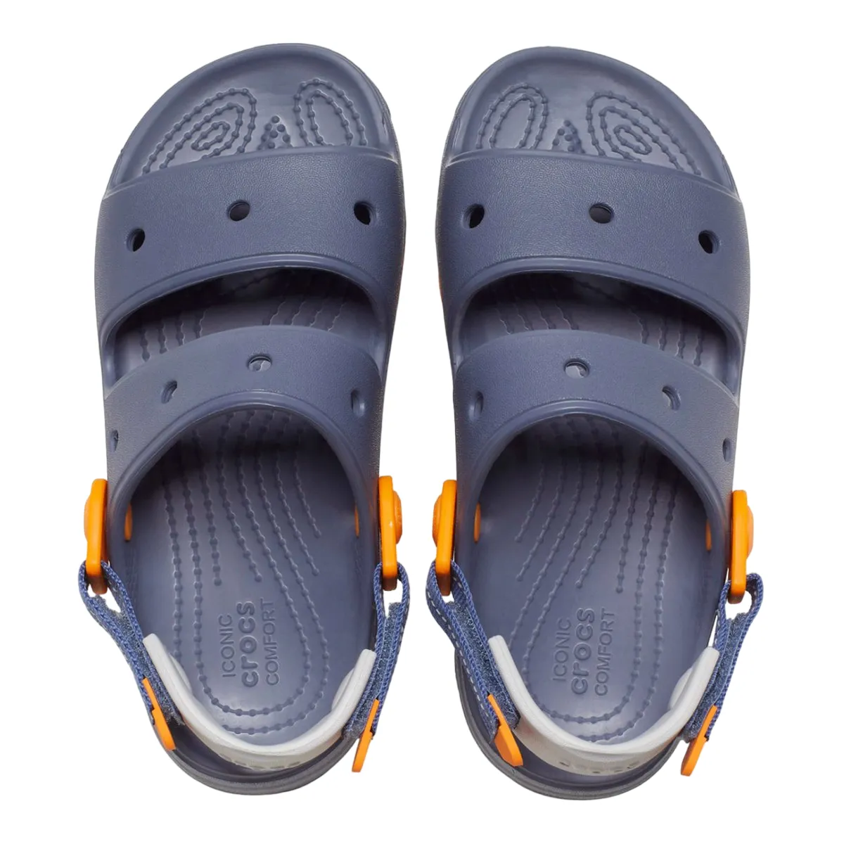 Crocs All-Terrain children's sandal slipper 207707-4EA blue storm