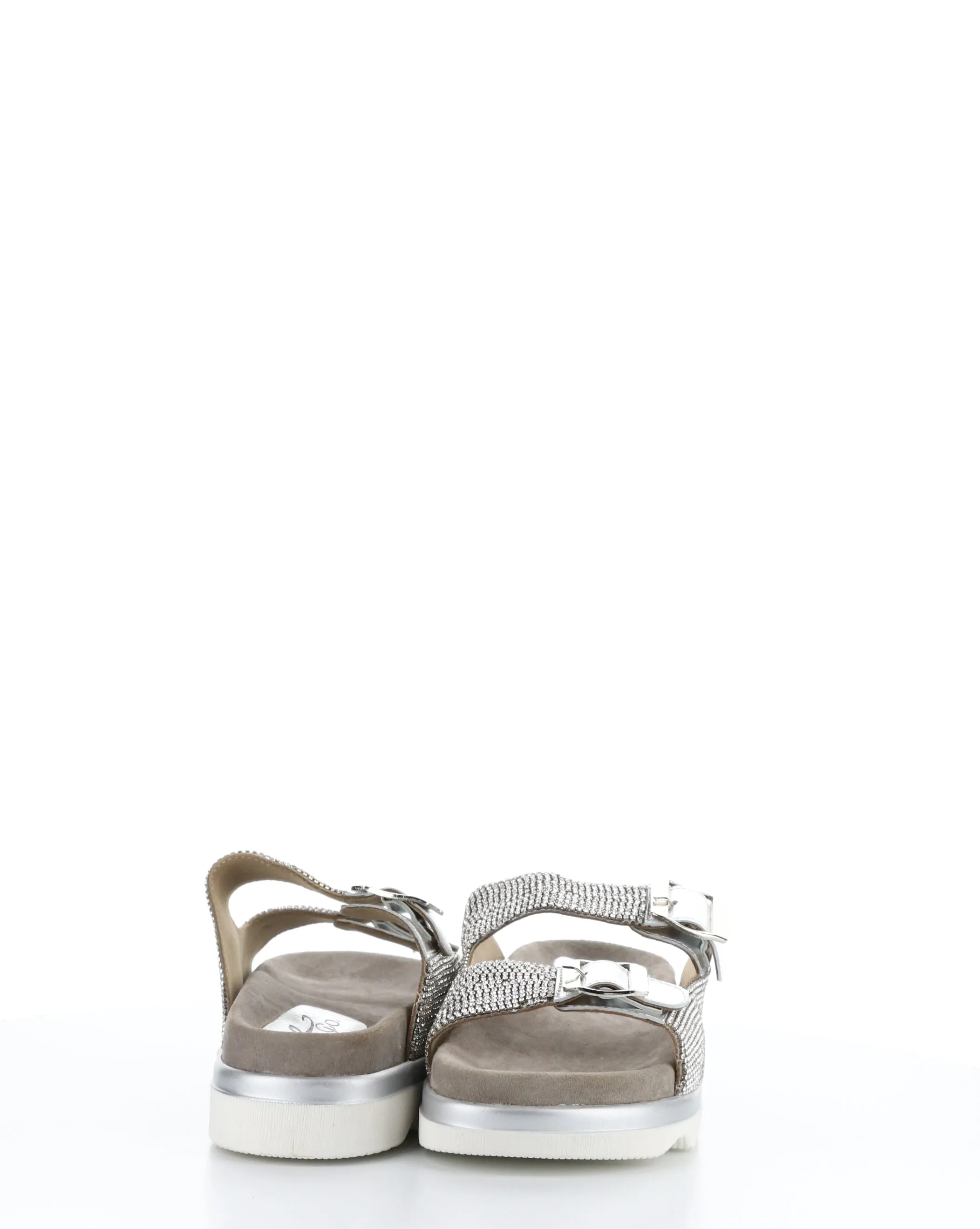 DAHNA SILVER Slip-on Sandals