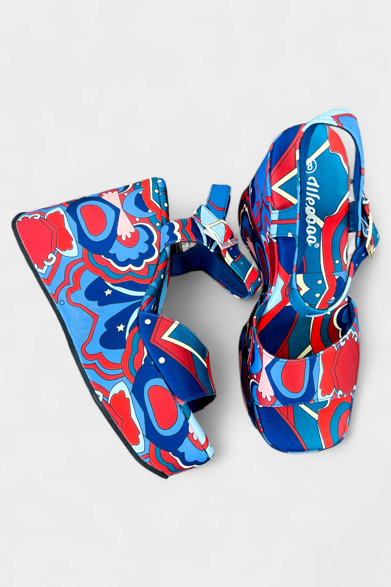 Dream Abstract Platform Sandals