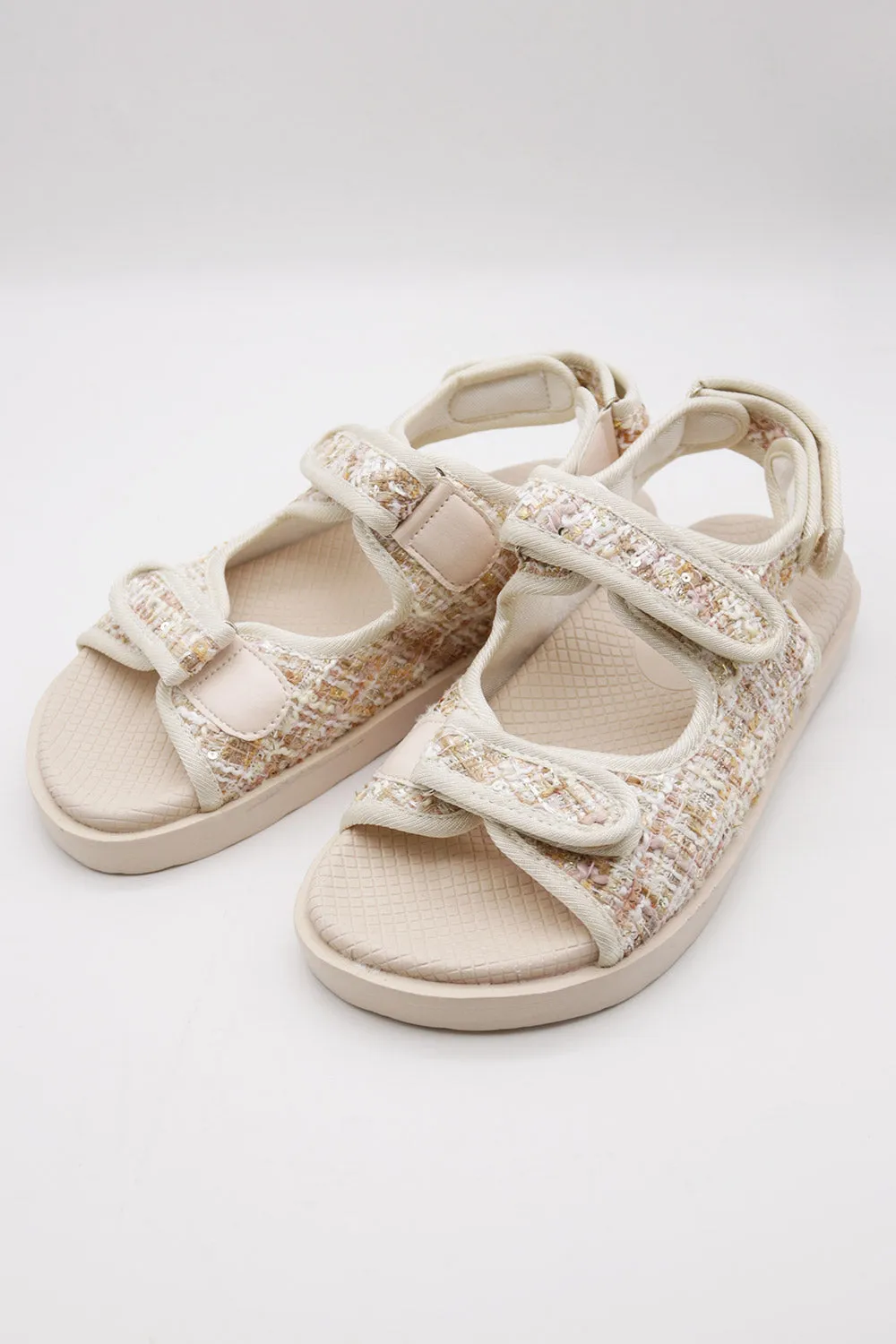 Elea Tweed Sandals