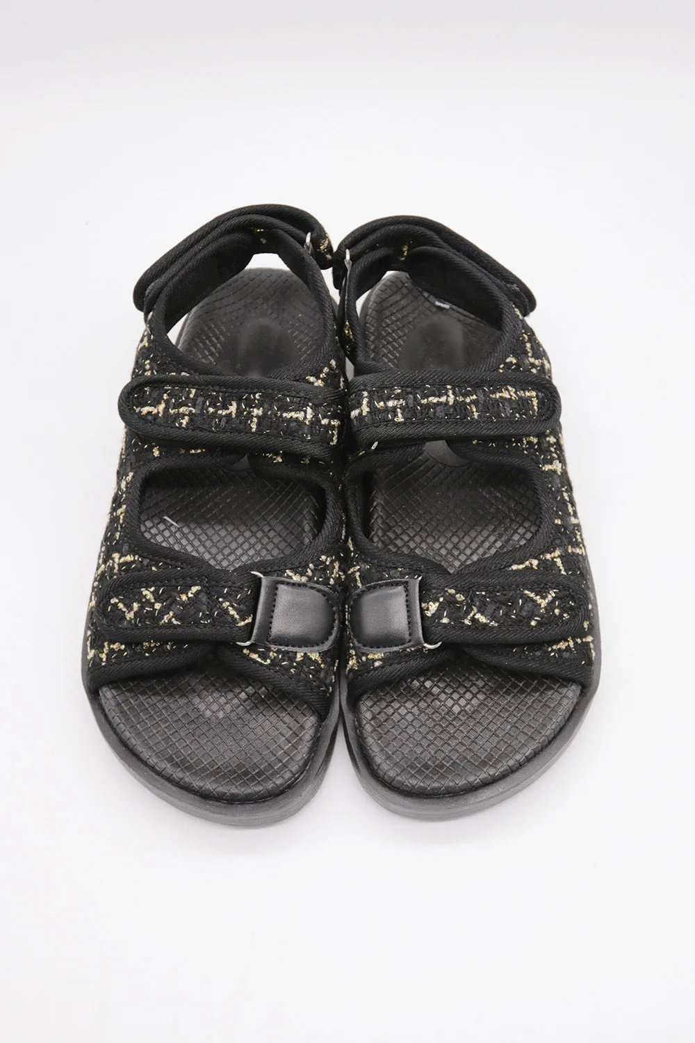 Elea Tweed Sandals