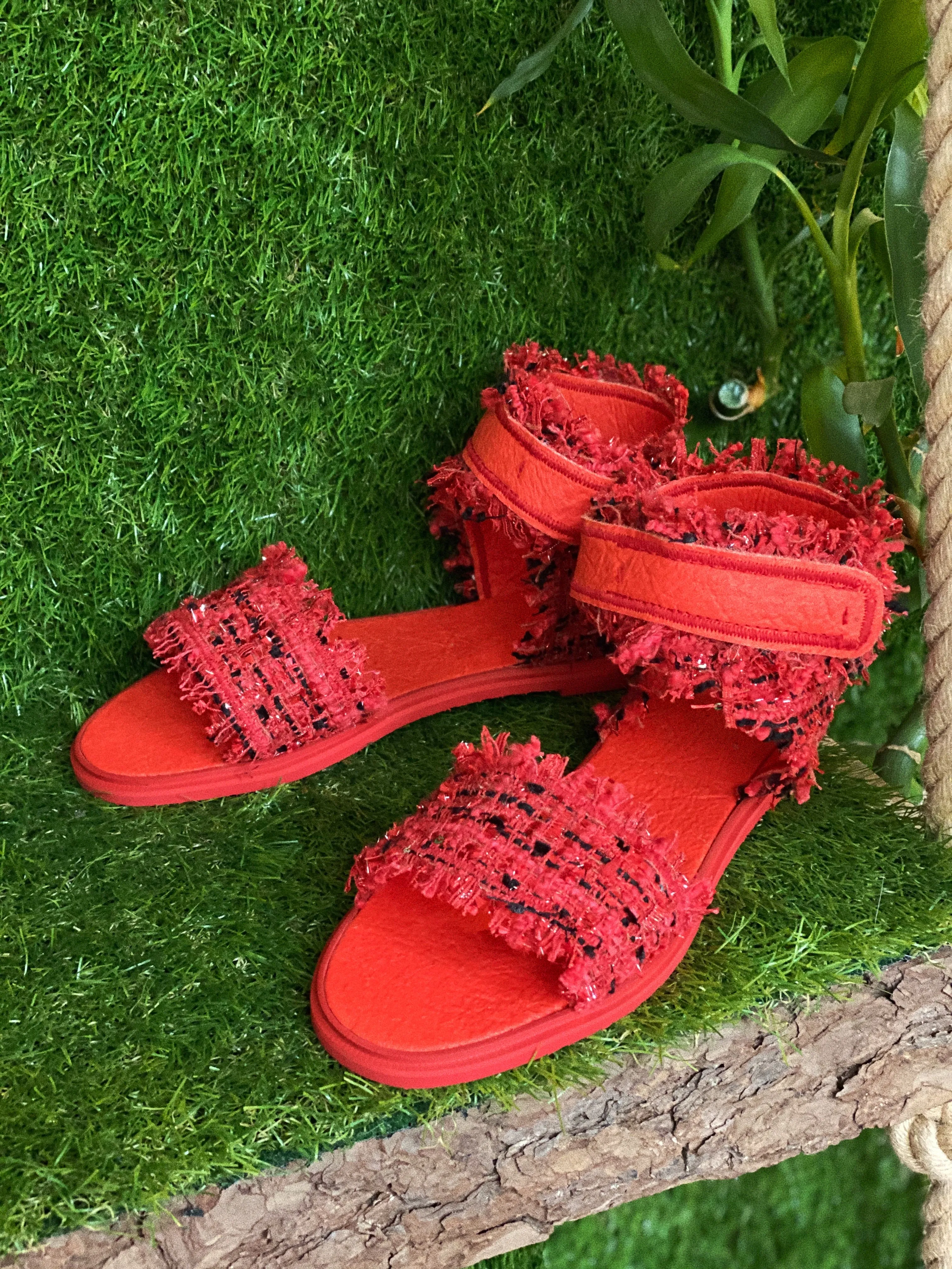 FIRE vegan sandals