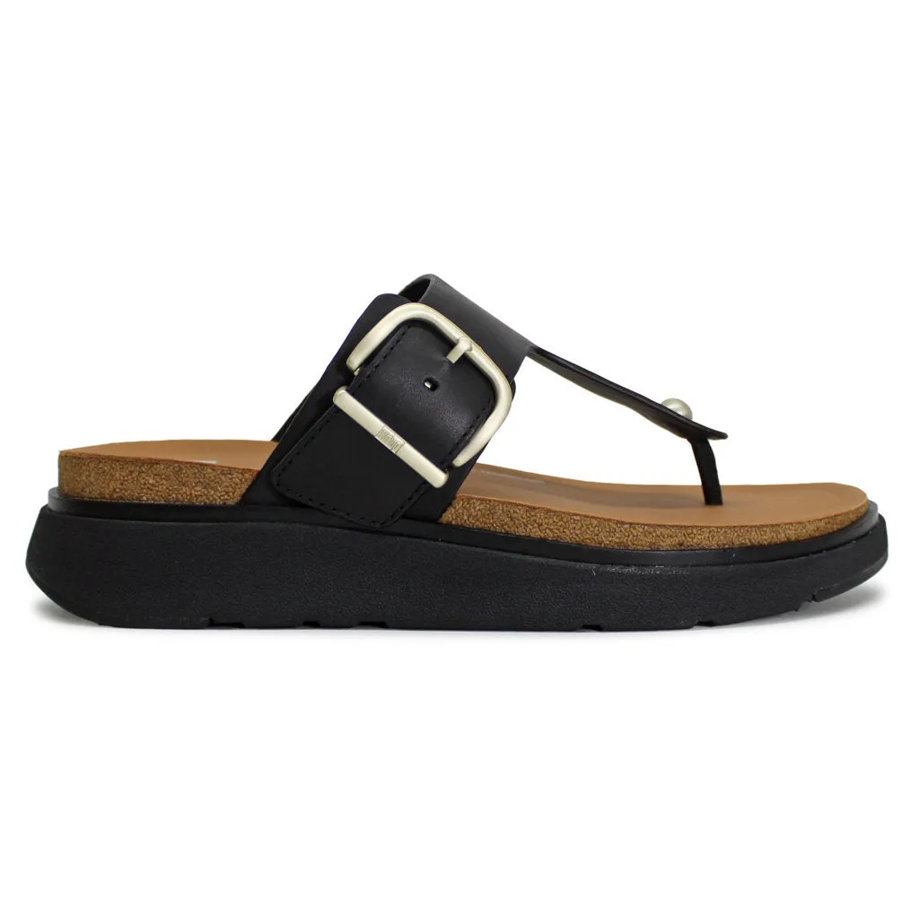 Gen FF Buckle Leather Toe Post Leather Women's Toe Post Sandals