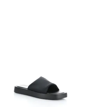 GINNY BLACK Slip-on Sandals