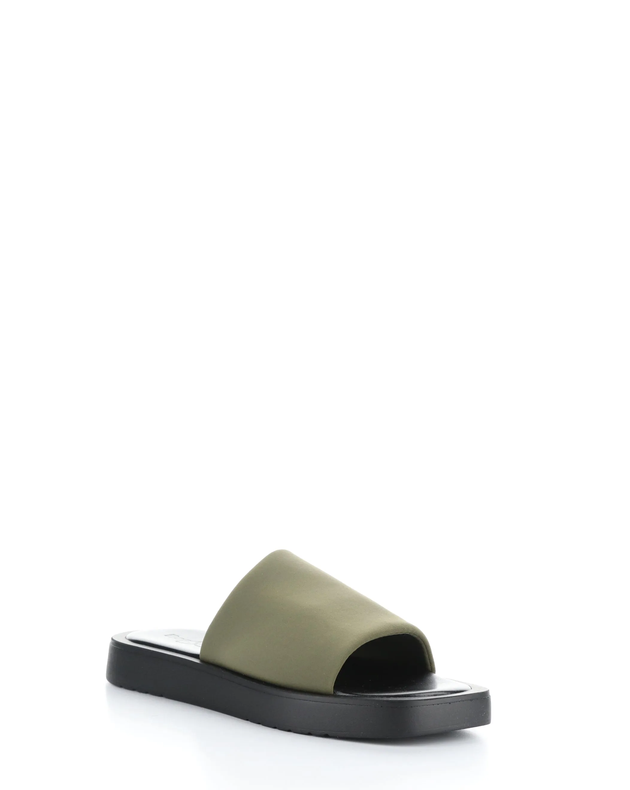 GINNY KHAKI Slip-on Sandals