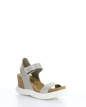 GOGO967FLY 001 SILVER Velcro Sandals