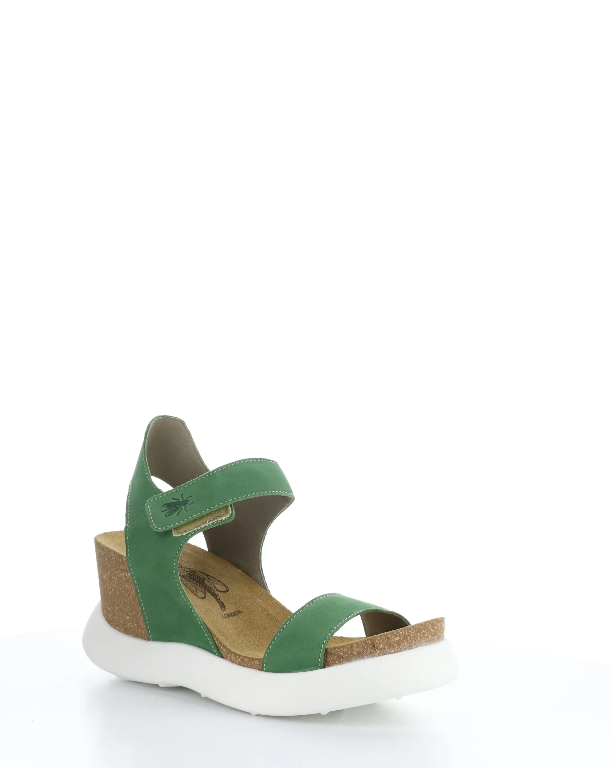 GOGO967FLY 003 LIME GREEN Velcro Sandals