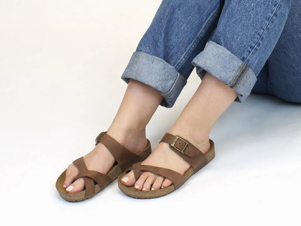 Haflinger Sandals Juno Brown