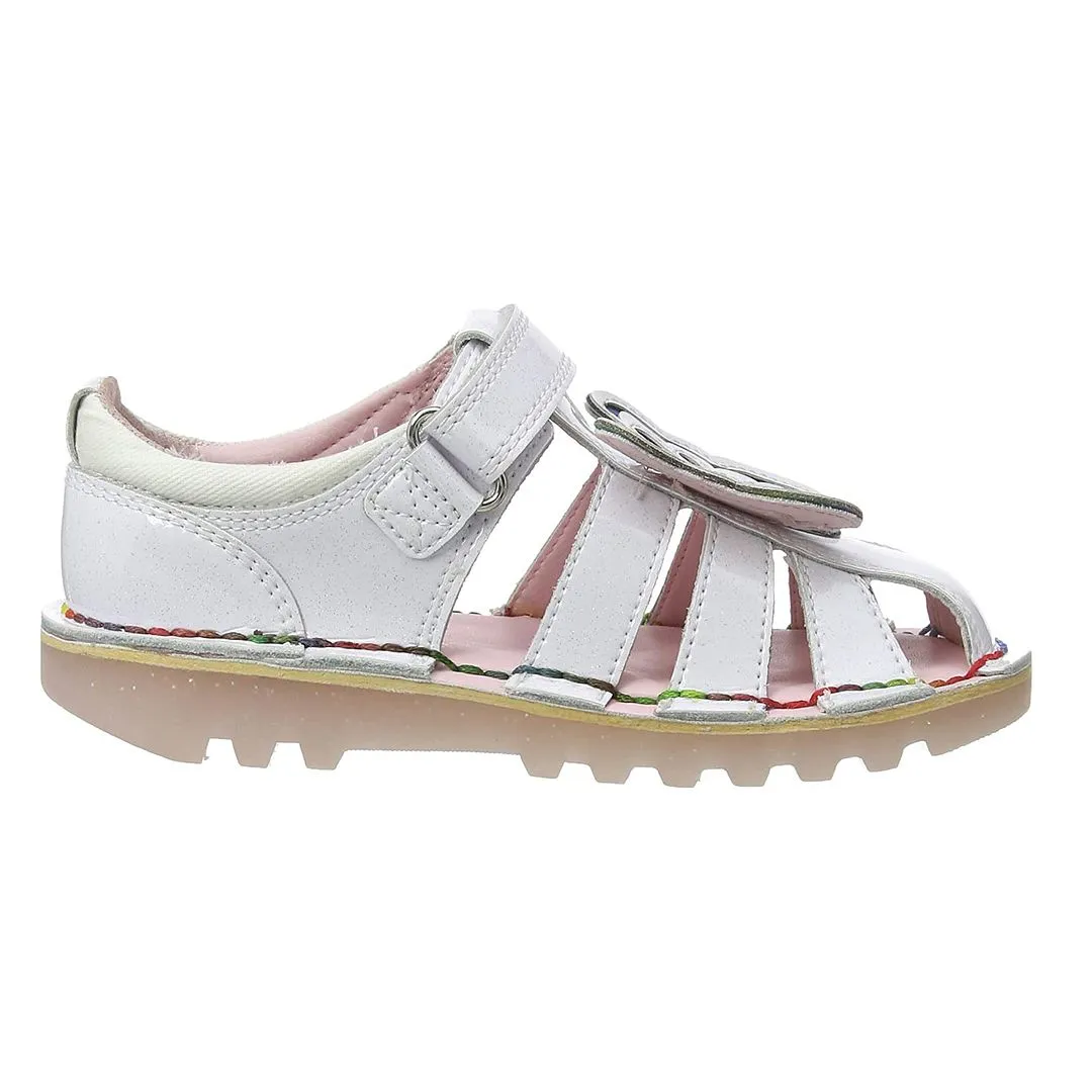 Kickers Faeries Kids White Sandals