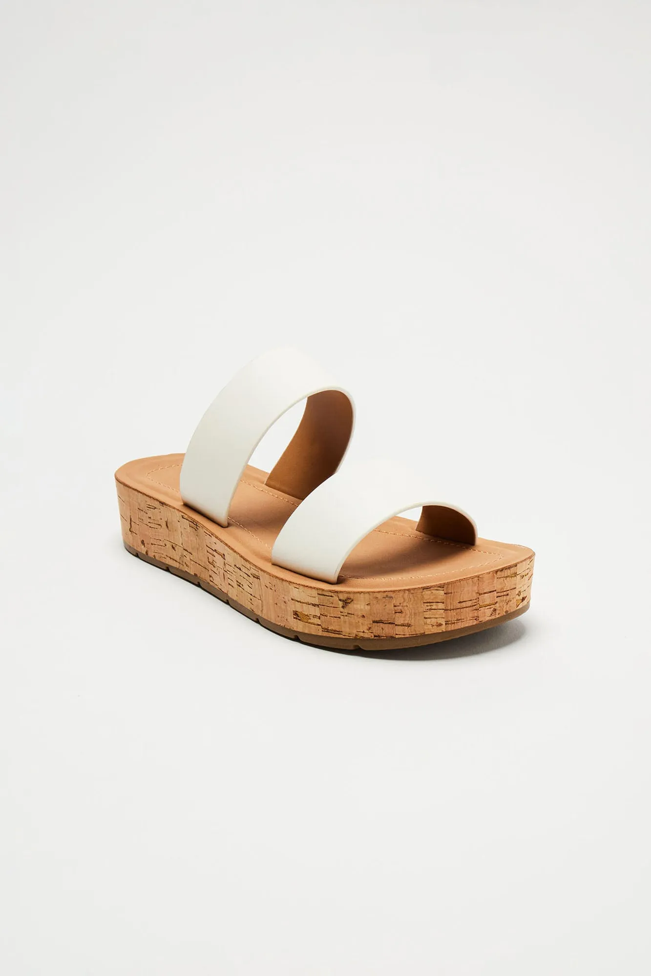 Klarissa Platform Sandals - White