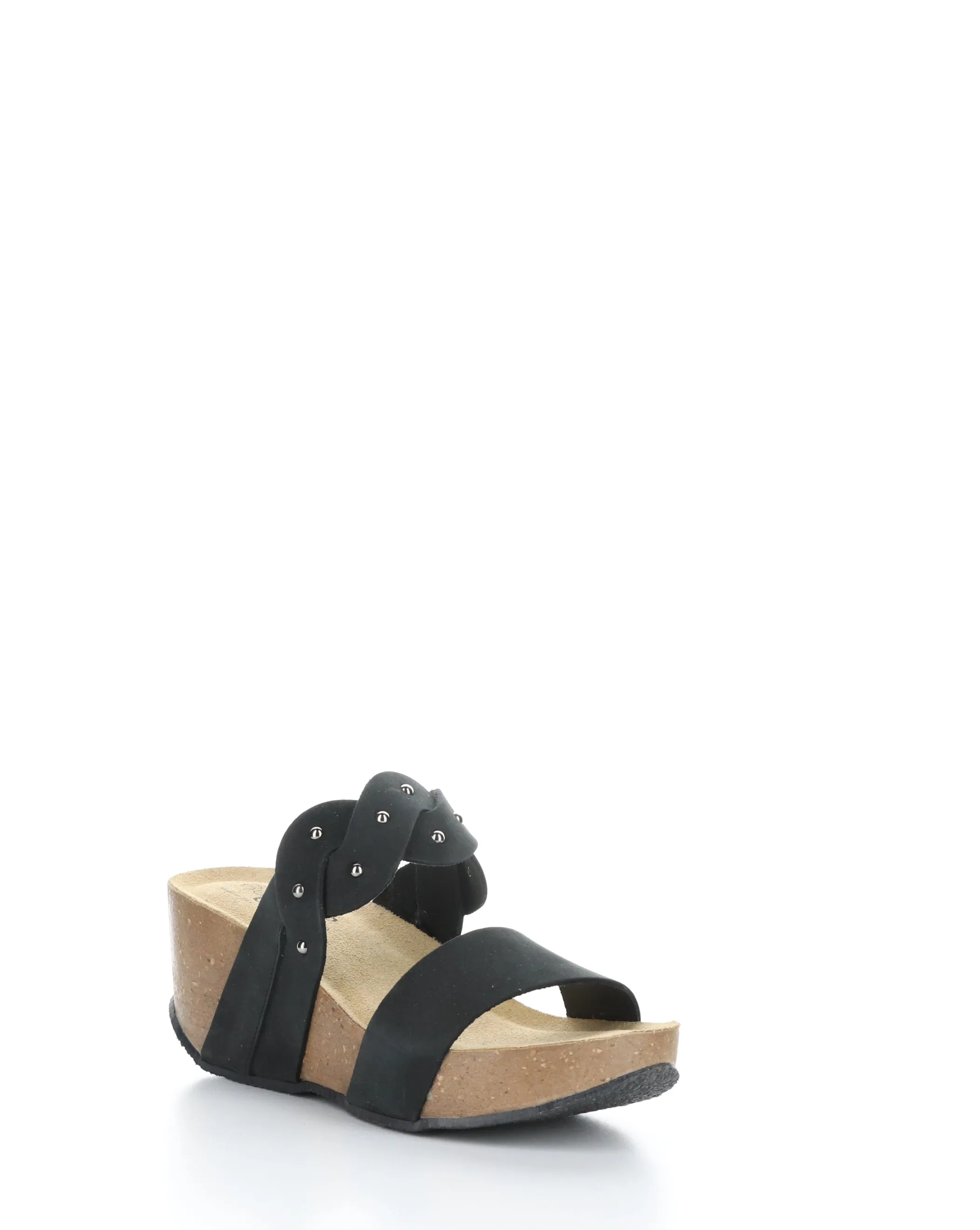 LARINO BLACK Slip-on Sandals