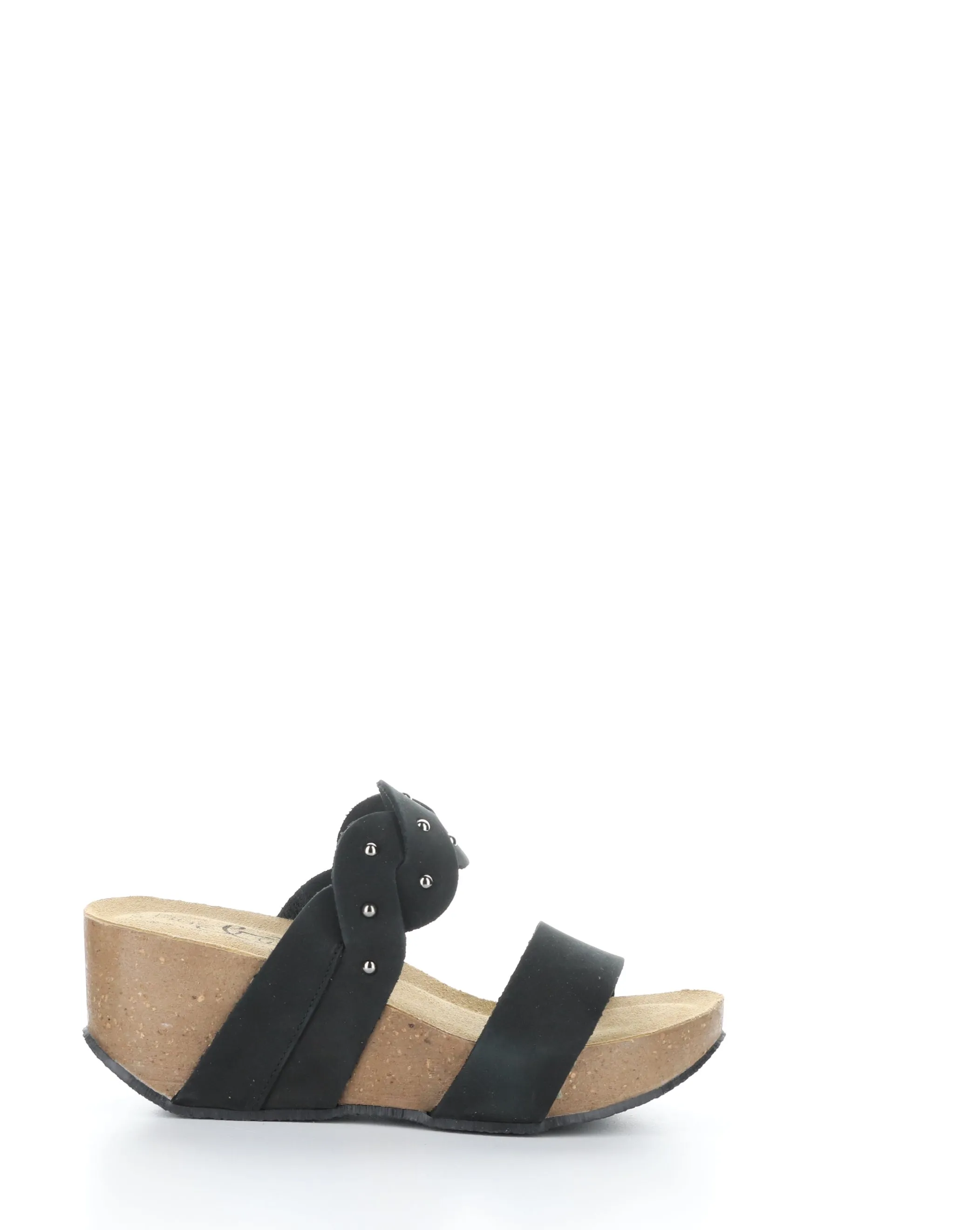 LARINO BLACK Slip-on Sandals