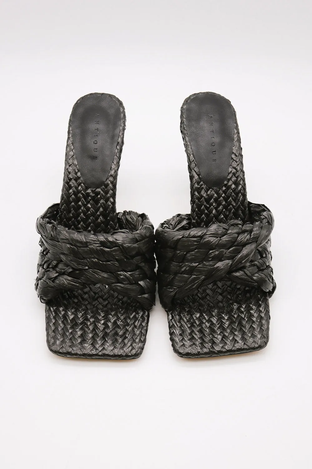 Liz Woven Raffia Sandals