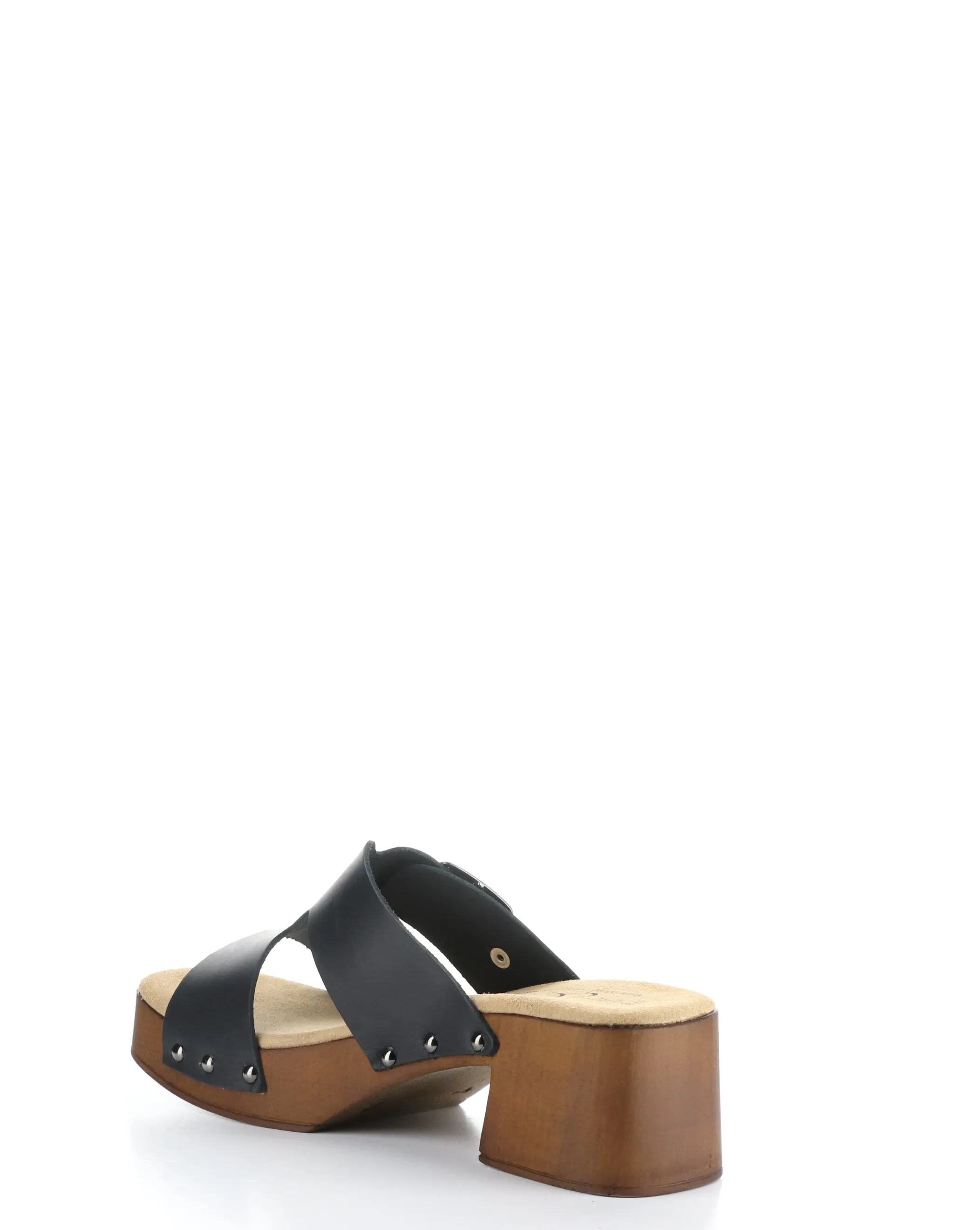 MARIS BLACK Slip-on Sandals