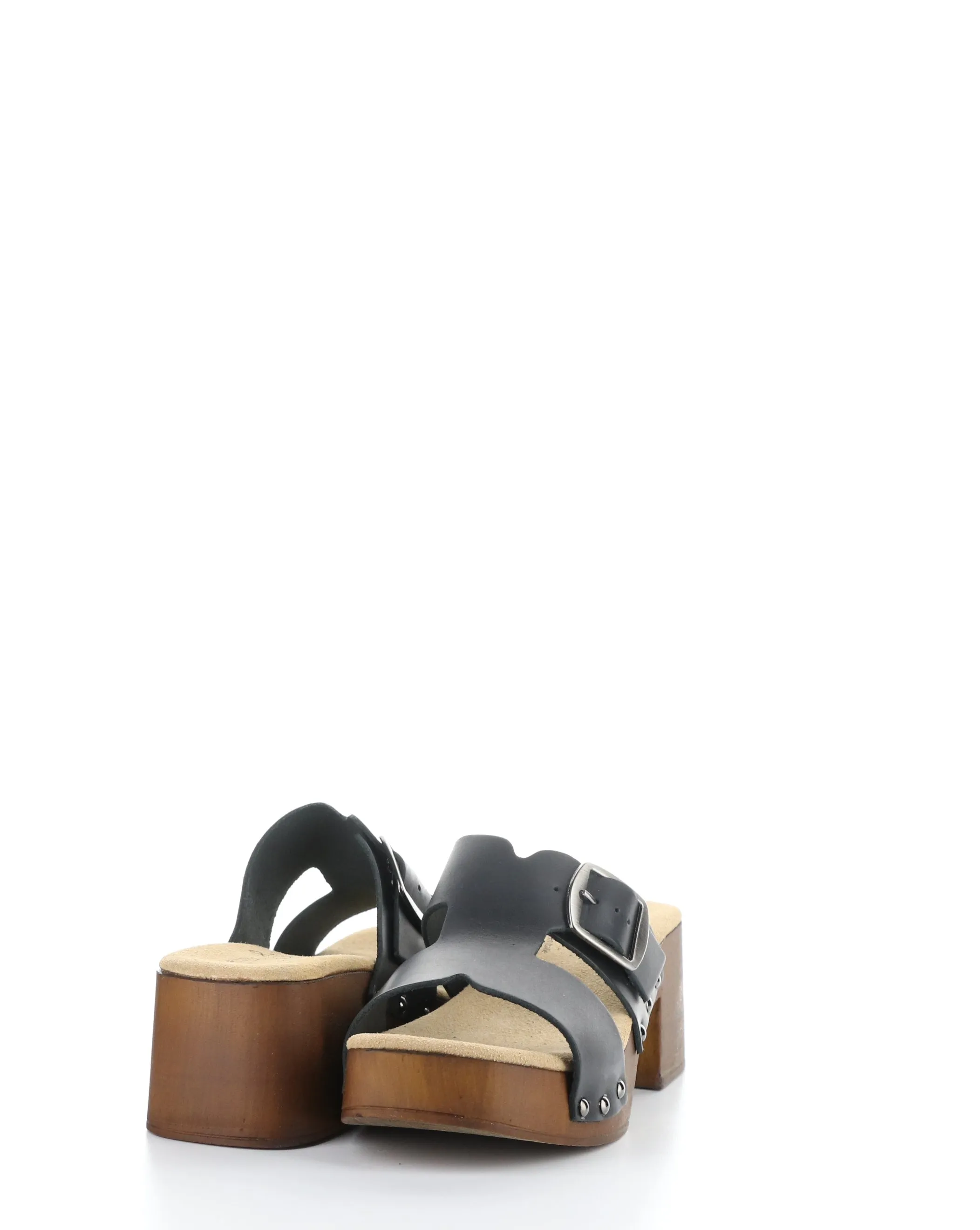 MARIS BLACK Slip-on Sandals