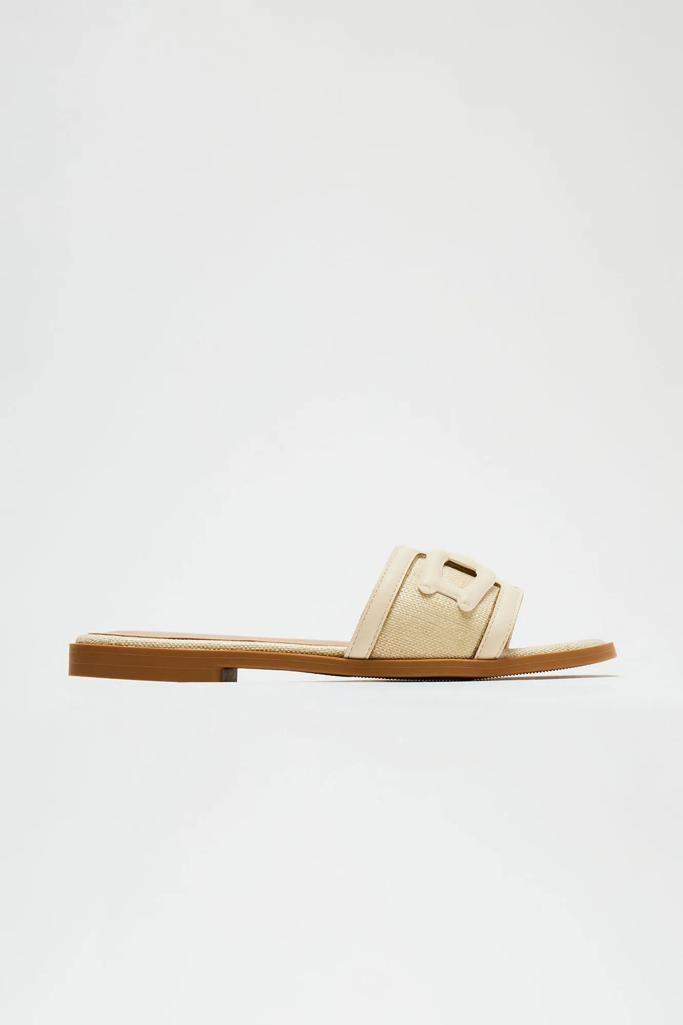 Moment Of Truth Flat Sandals - Natural/Combo