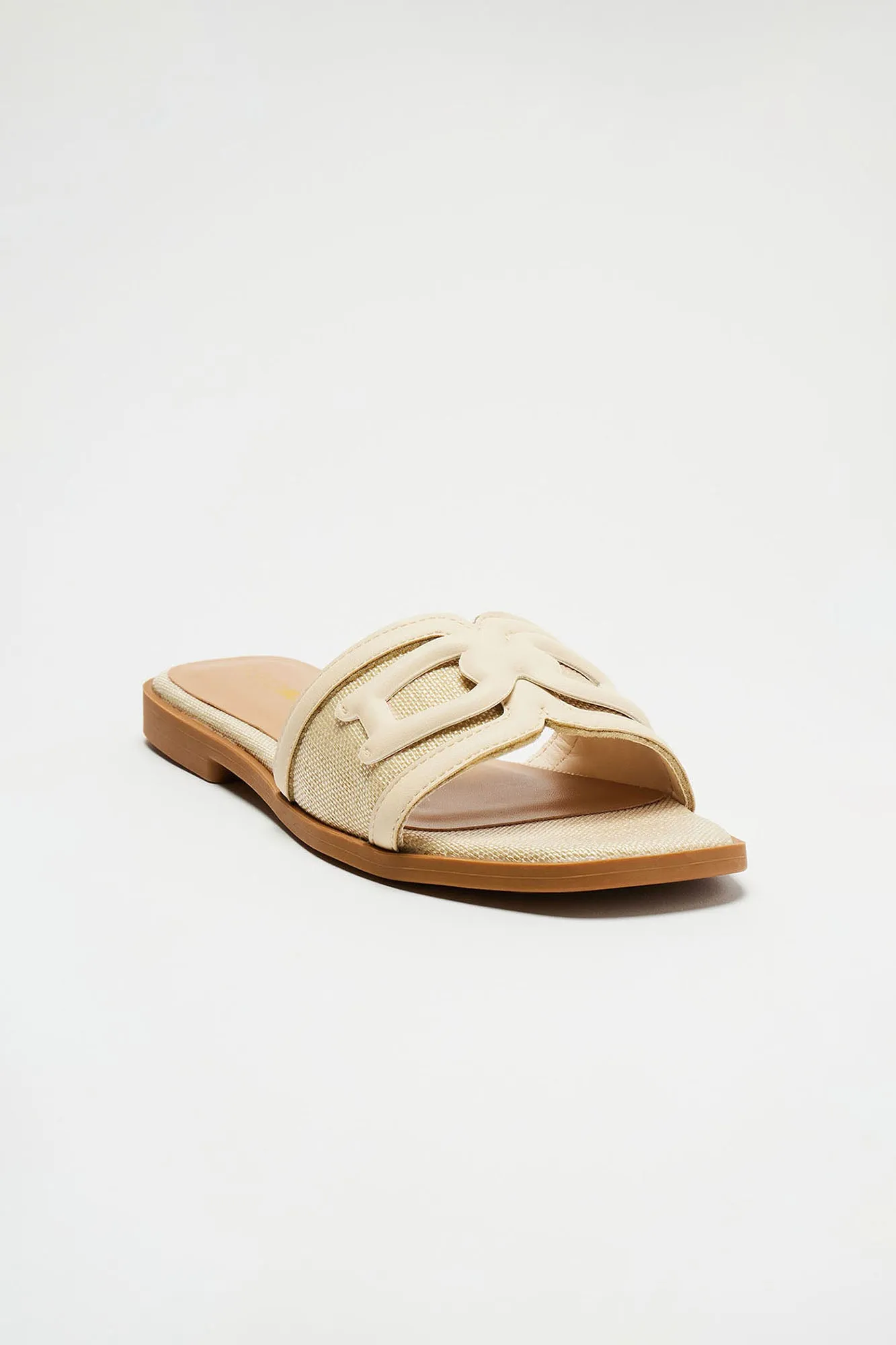 Moment Of Truth Flat Sandals - Natural/Combo