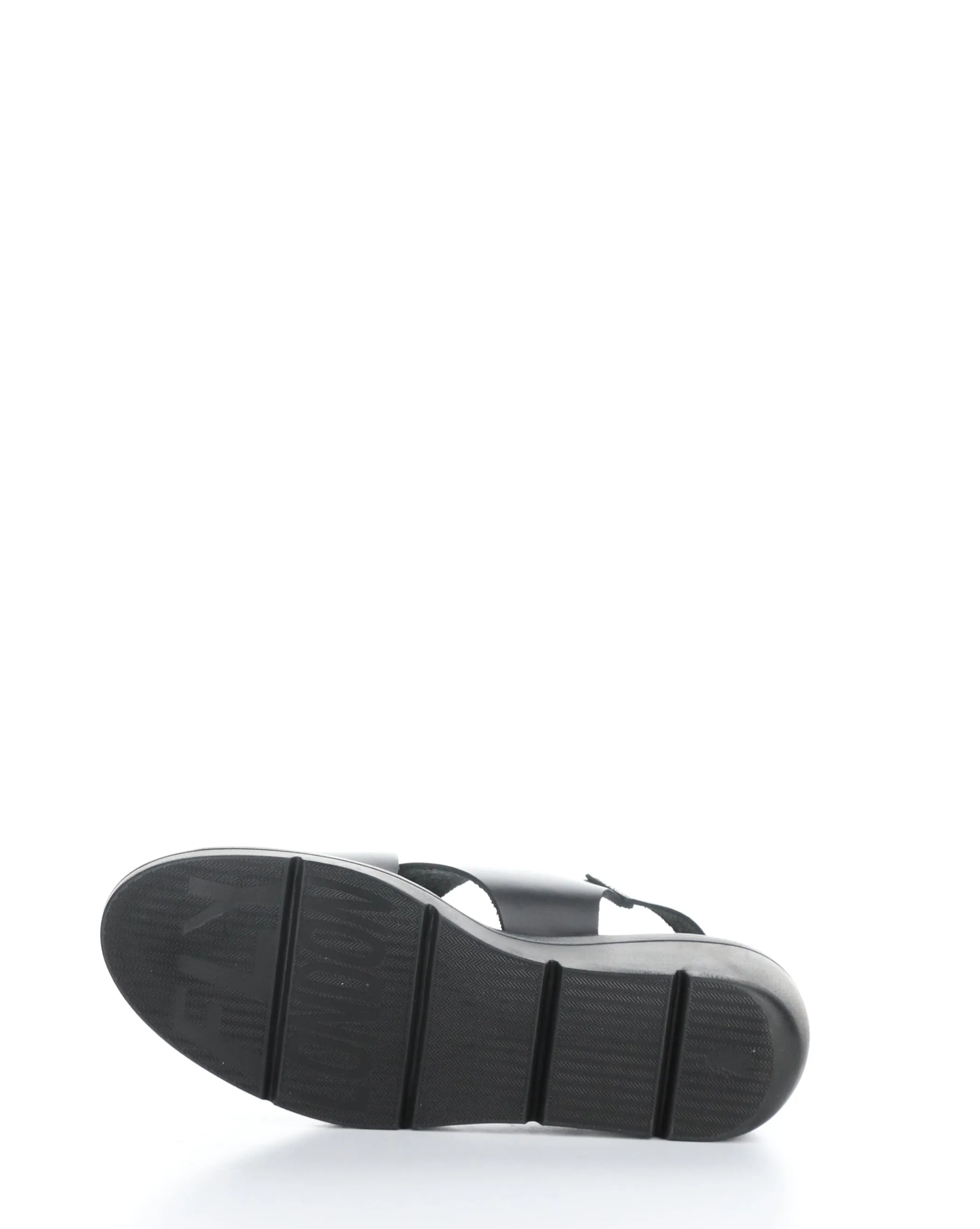 NABI058FLY 002 BLACK Round Toe Sandals