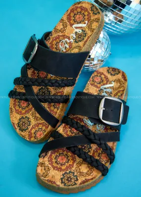 Nora Sandals by Very G - Black