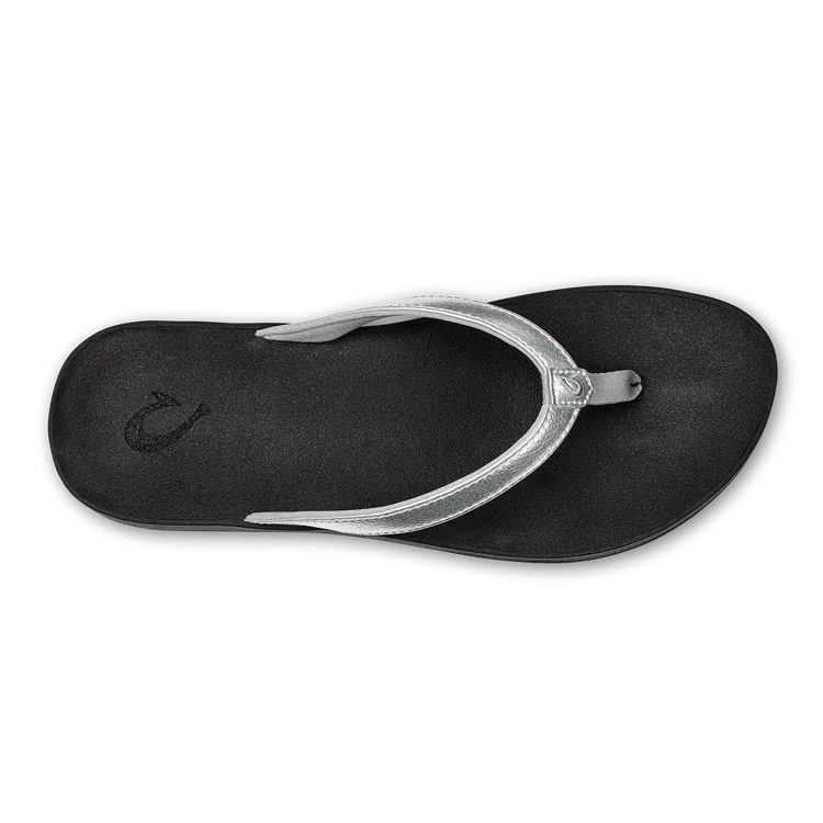 Olukai Women's Puawe - Silver/Black