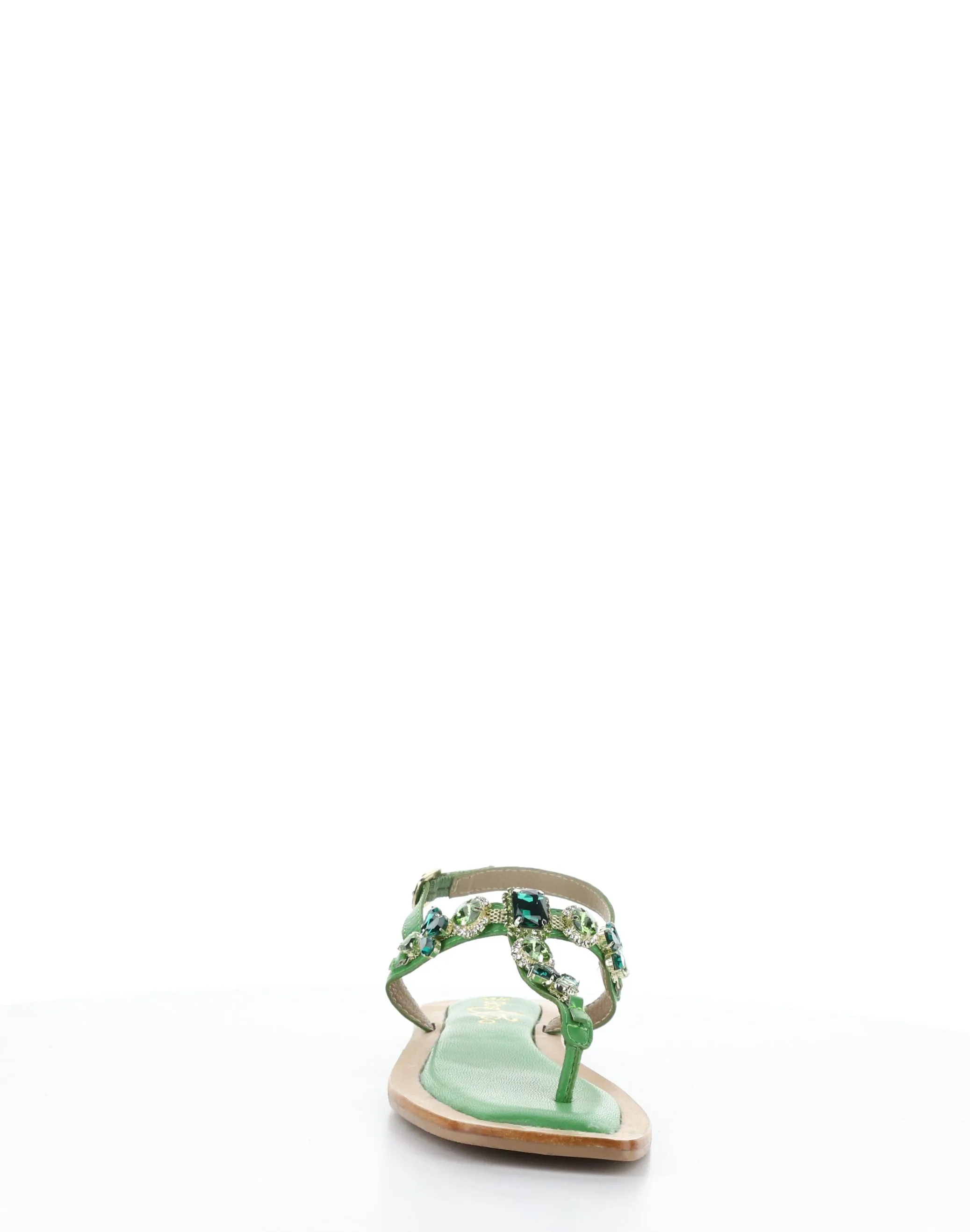 OTU GREEN Buckle Sandals