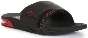 Reef M Fanning In Black Red For Men